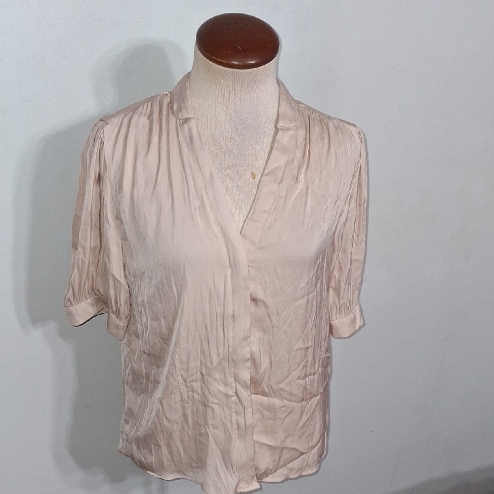 Philosophy/ Short Sleeve Blouse- W Sz Small Petite